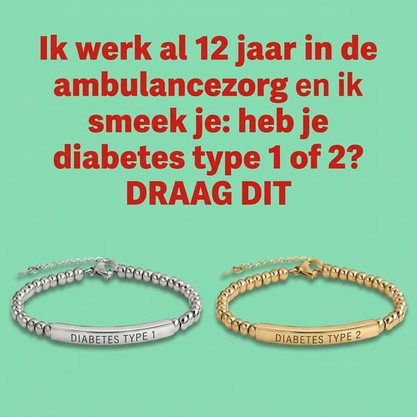 Deze armband kan een leven redden.