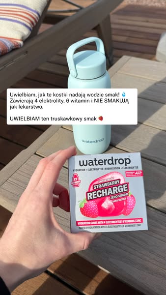Owocowe kostki do wody z witaminami