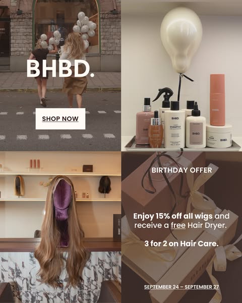 15% OFF ALL WIGS + FREE GIFT!