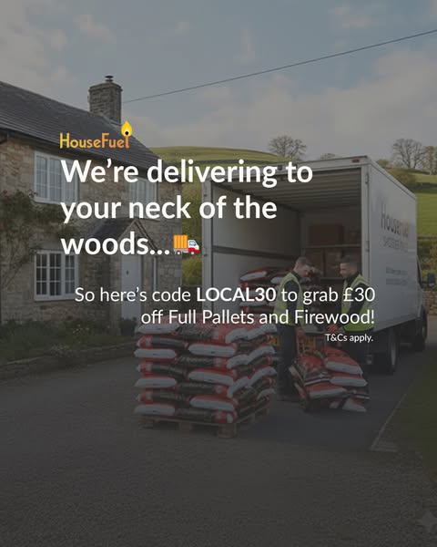 £30 Off Full Pallets & Firewood