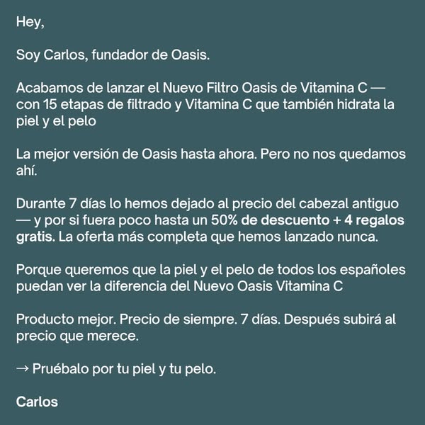Cabezal con Sistema de Filtración 15 Etapas + Vitamina C