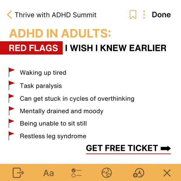 Thrive With ADHD Summit | Online & Free