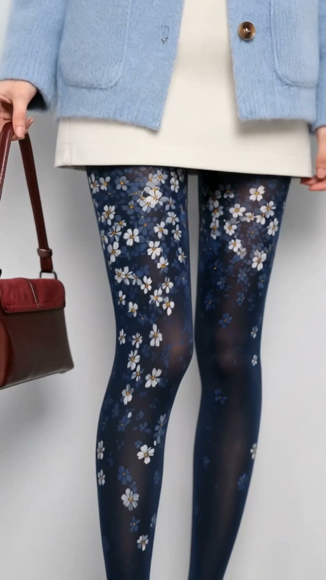 Retro Floral Tights Up to 50% Off