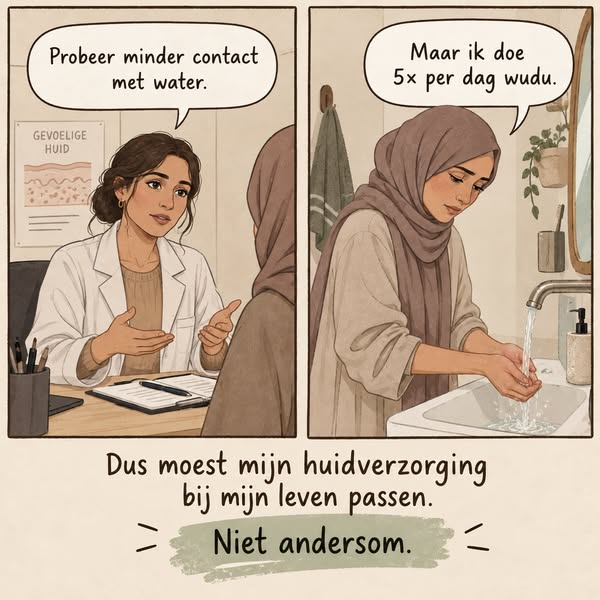 Mijn dermatoloog zei: vermijd water
