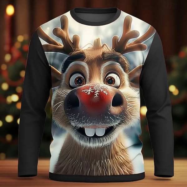 Funny Elk Christmas.