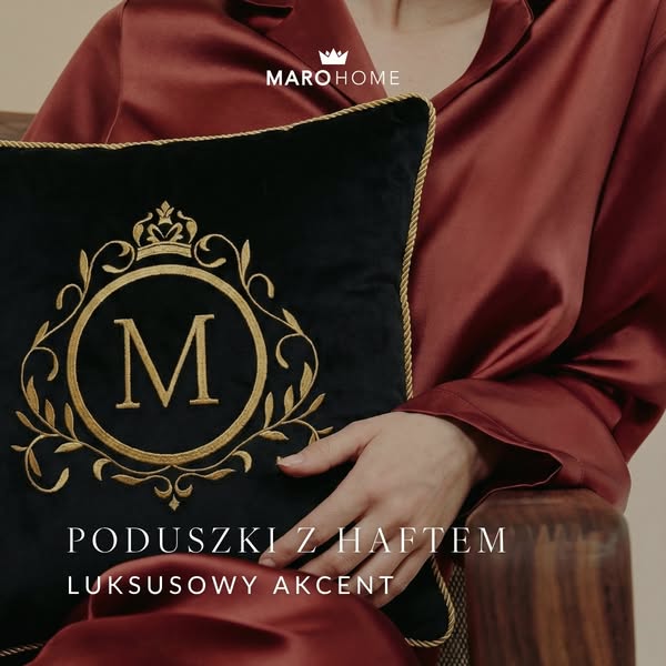 Poduszka z haftem