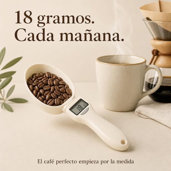 El café perfecto empieza por la medida