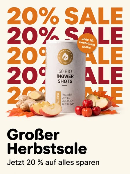 Herbststart mit 20% auf alles