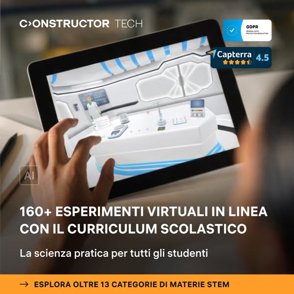 Laboratori virtuali di biologia, chimica e fisica su qualsiasi dispositivo