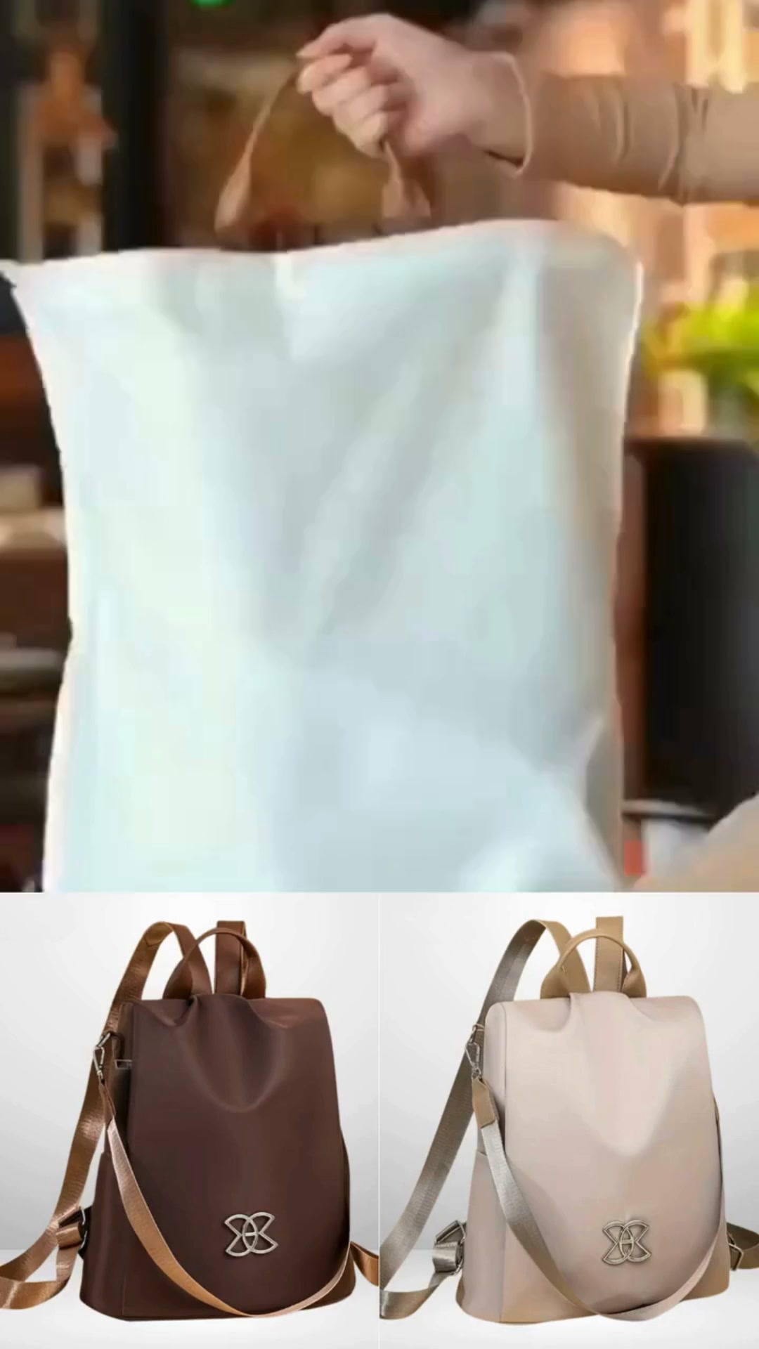 La mochila que te deja pasear tranquila