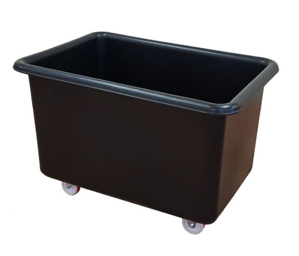 Recycled Mobile Plastic Container, 320L, 1100 x 690 x 695