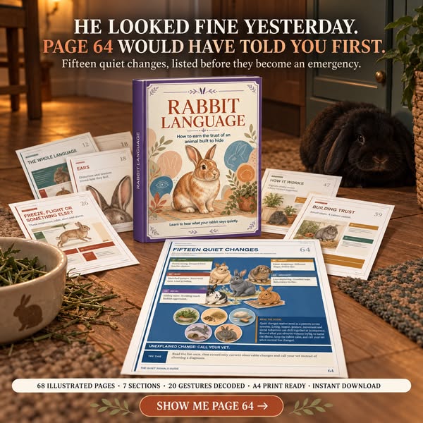 A Rabbit Shows Pain Last. Learn What Comes First