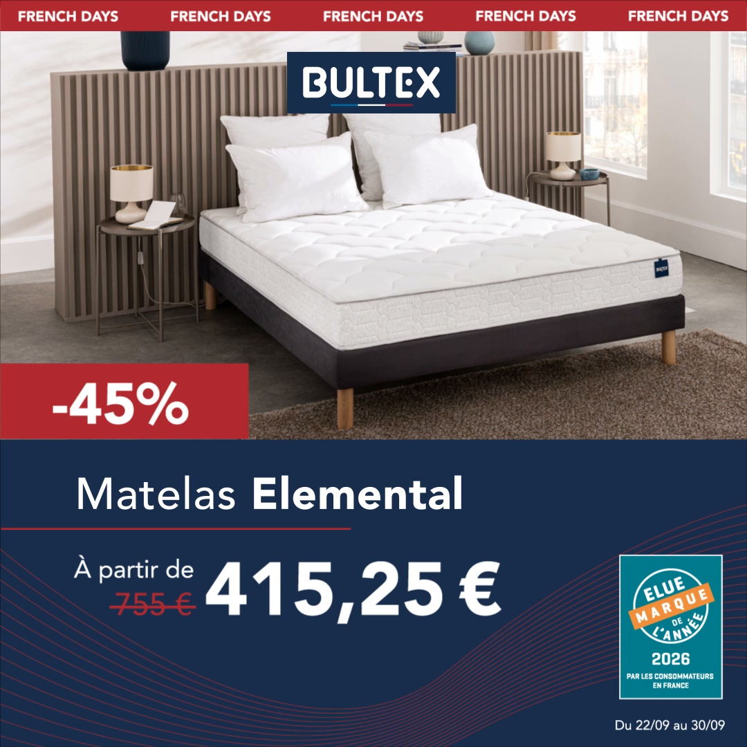 Matelas à -45%