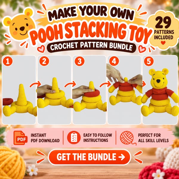 Make Your Own Pooh Stacking Toy