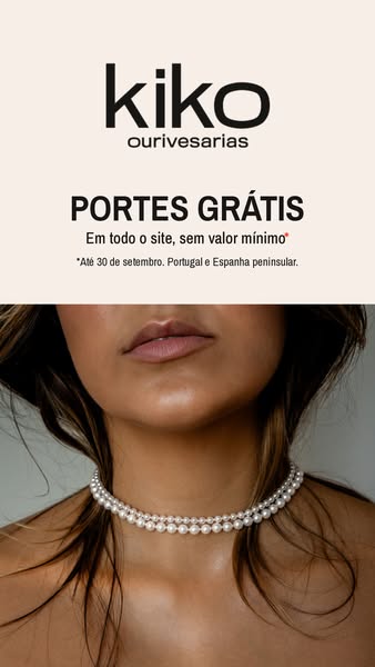 Portes grátis até 30 de setembro