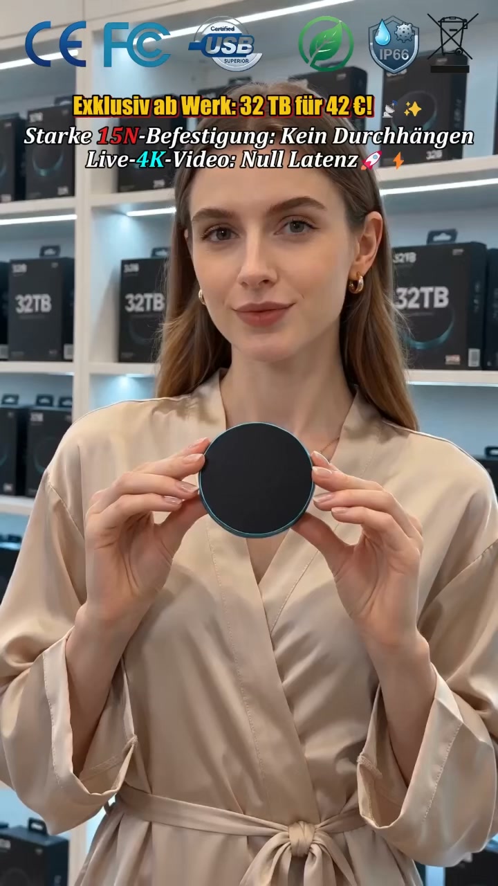 Nie wieder “Speicherplatz voll“ – mit der magnetischen USB-C Portable SSD