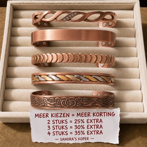 99,9% puur koper – door mij met de hand gemaakt