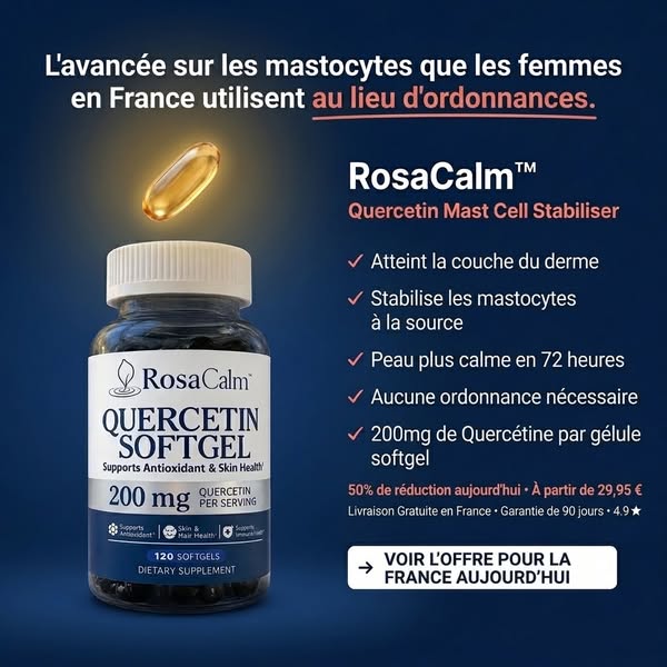 La formule à base de quercétine conçue pour aider à retrouver une peau plus calme et moins réactive, de l’intérieur