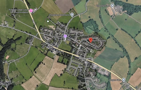 Roadworks in Thurgoland and Crane Moor.