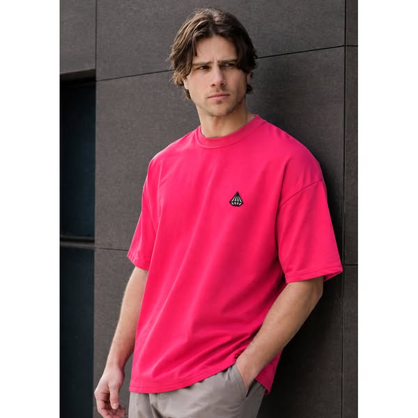 Tony couper - Ανδρικό t-shirt oversized fit - Φουξ TO25/19