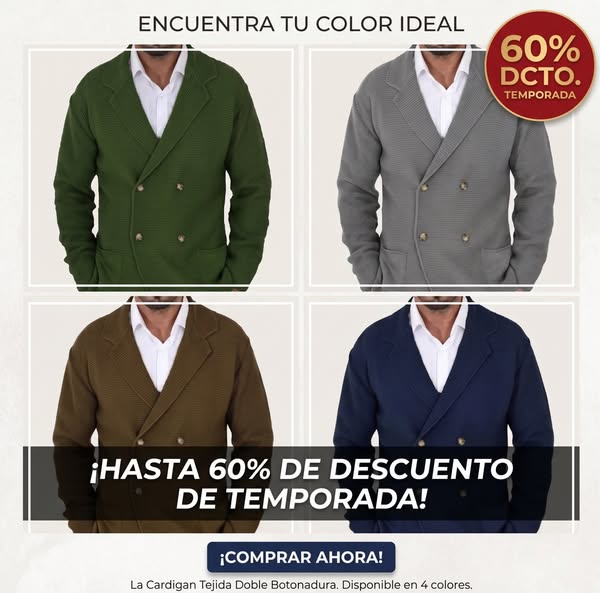 Chaqueta de punto · 60% OFF