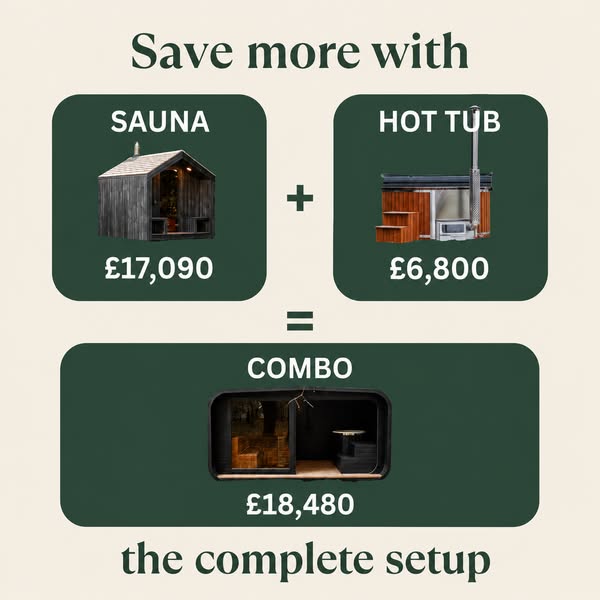 Luxury Hot Tub & Sauna Combos