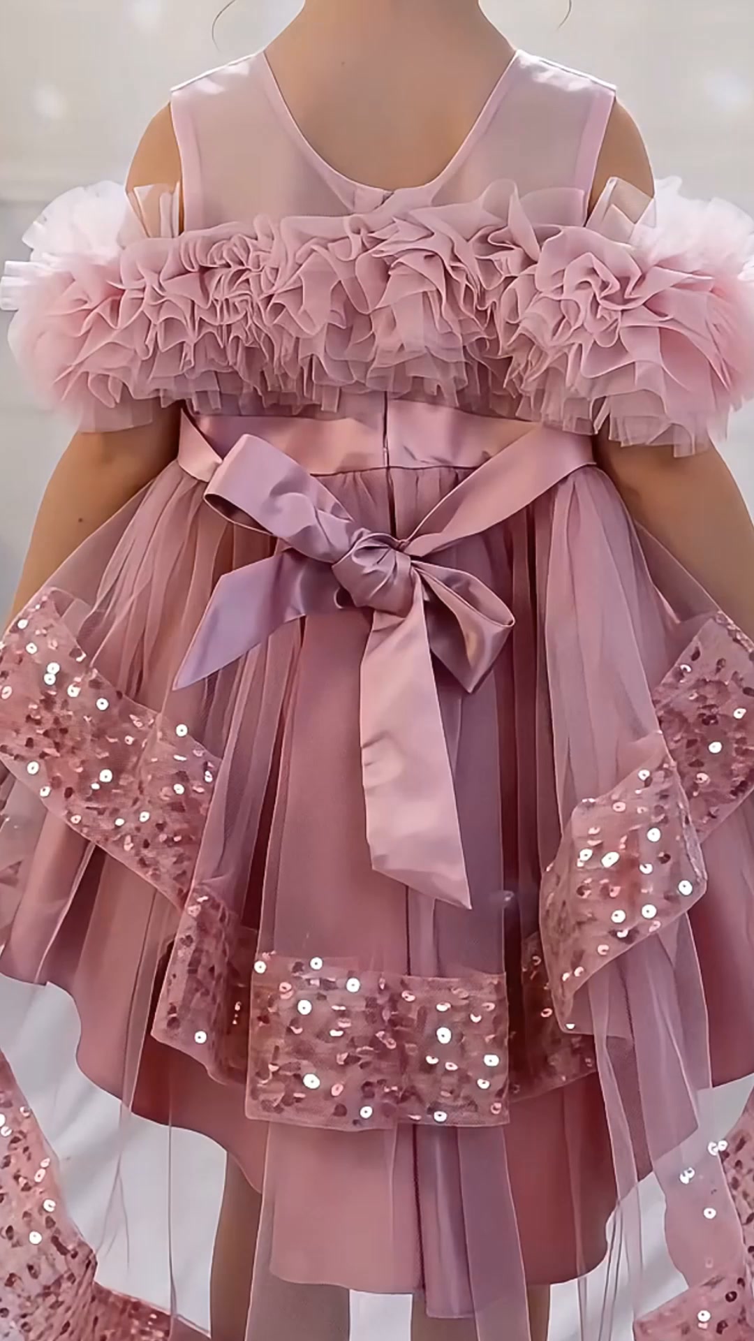 7 ColorsGorgeous Ruffle Tulle Princess Dres