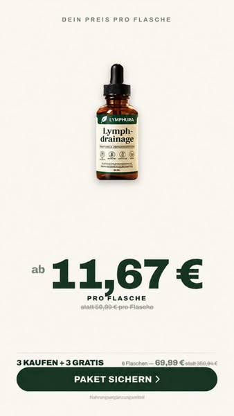 Geben Sie nicht Ihrem Lebensstil die Schuld – bringen Sie zuerst Ihr Lymphsystem wieder in Schwung.