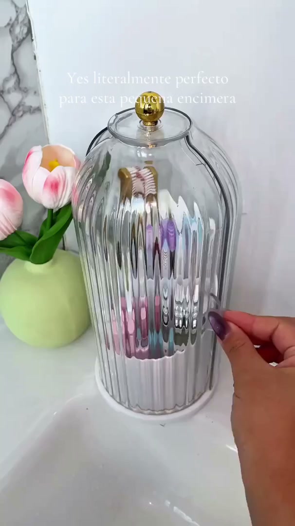 Stop leaving your toothbrush exposed to bathroom germs, dust, and toilet spray!