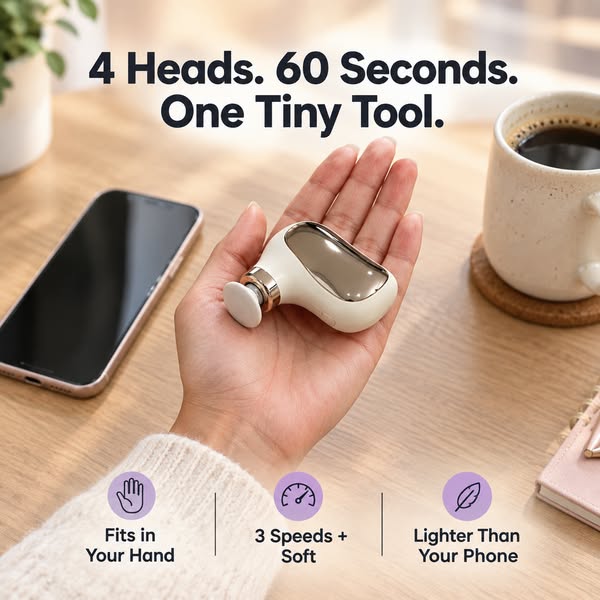 4 heads. 60 seconds. One tiny tool.
