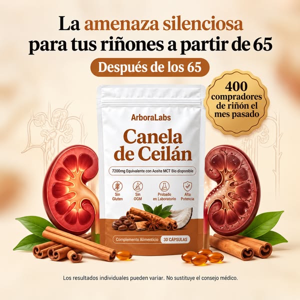 Canela de Ceilán (equivalente a 7200 mg) con aceite MCT