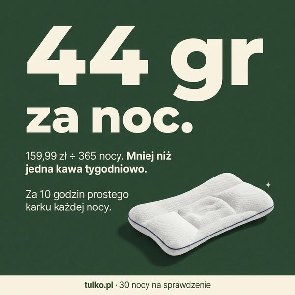 Mniej niż 50 groszy za noc spokoju