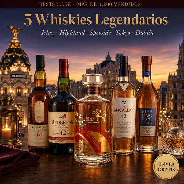 5 Whiskies Legendarios · €79