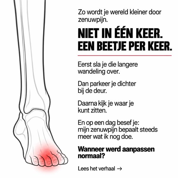 Brandende voeten en tintelingen: wanneer kleine beperkingen groter worden