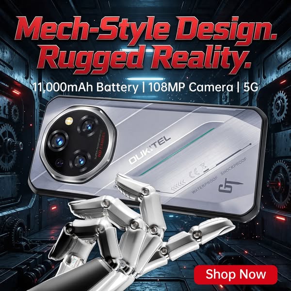 WP62: Mech-Style Rugged 5G Phone