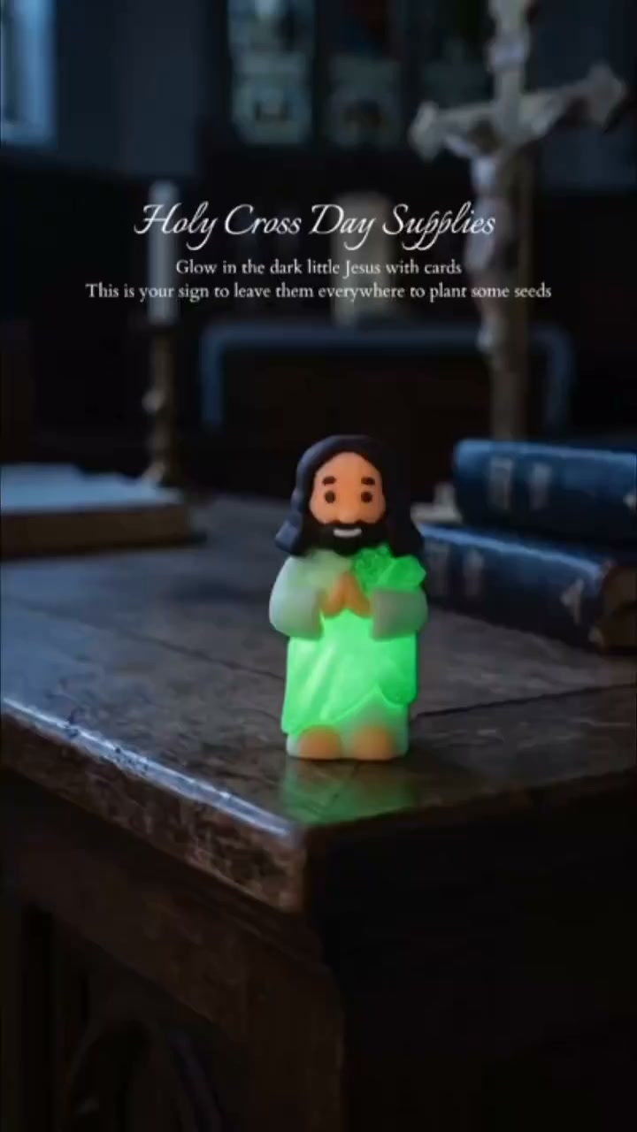Small Jesus Figurine ("Jesus Loves You" Edition)
