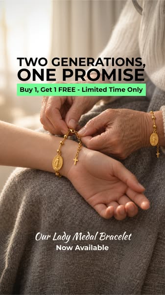 Our Lady Medal Bracelet - Now Available