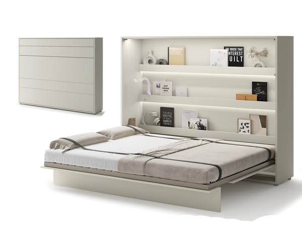 Schrankbett Lenart Bed Concept 160x200 Kaschmir