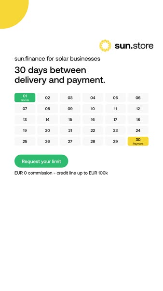 Credit line up to EUR 100k