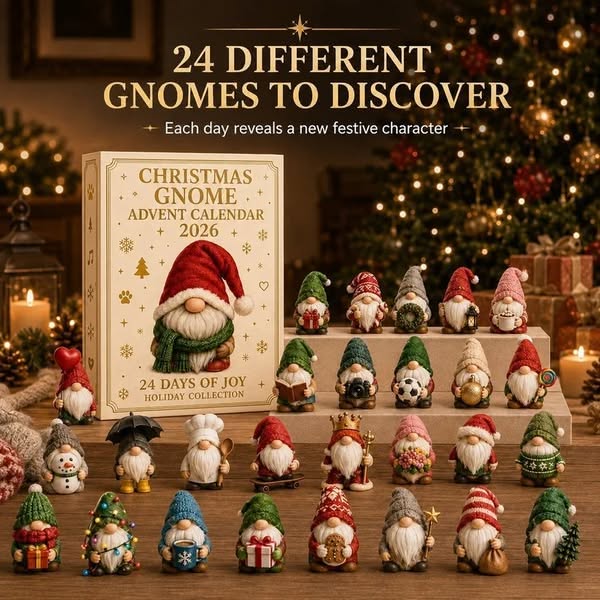 Gnome Advent Calendar 2026 – 24 Days of Whimsical Holiday Surprises