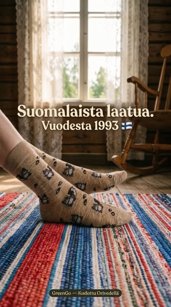 Tue suomalaista sukkavalmistusta