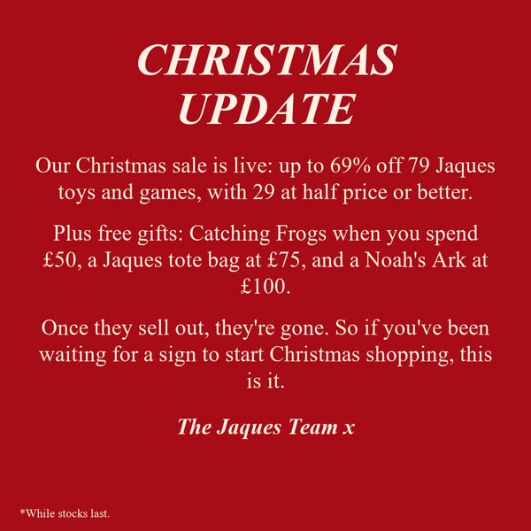 Get Christmas sorted early
