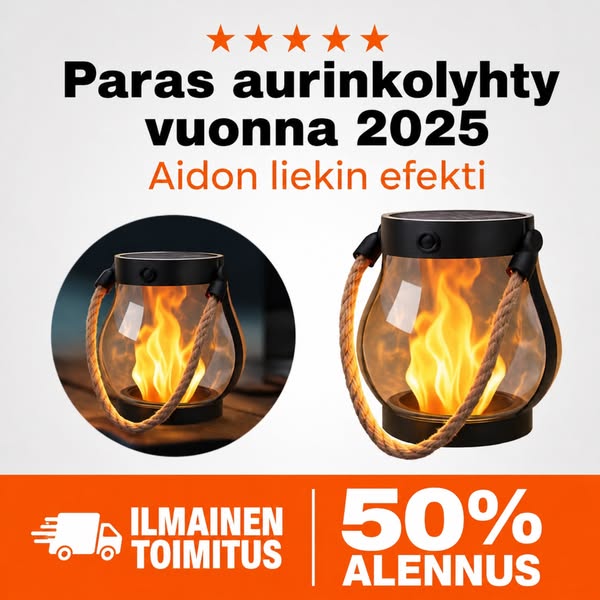 50% alennus tänään