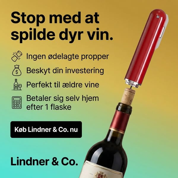 Smidig vinåbning på bare få sekunder!