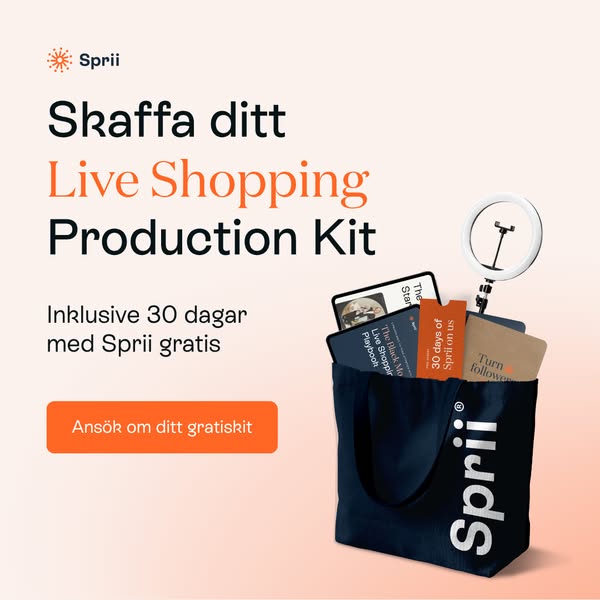 Din live shopping börjar här