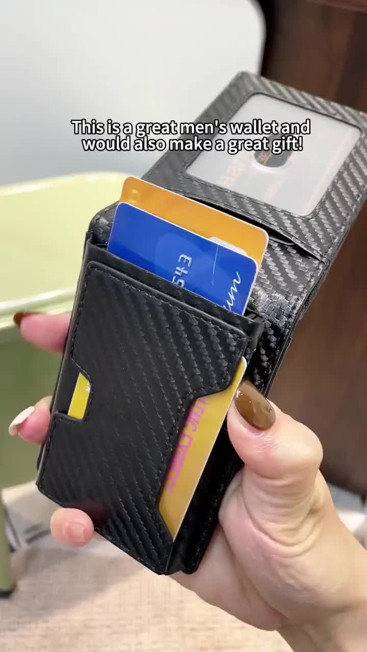 Pop-Up RFID Blocking Wallet