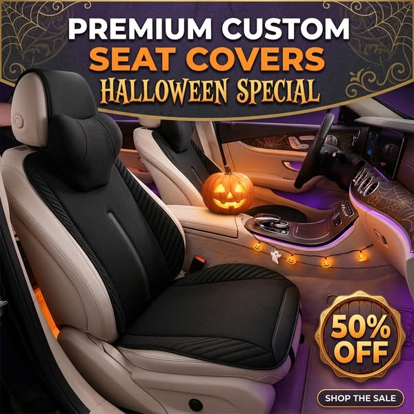 Halloween Deal: 50% OFF + 2 FREE Headrests