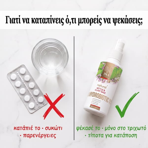 Γιατί να καταπιείς κάτι για θέμα του τριχωτού;