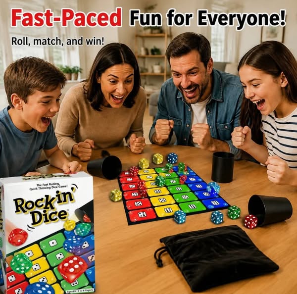 Christmas Hot Sale Fast-Paced Family Dice Game – Roll, Race & Win!