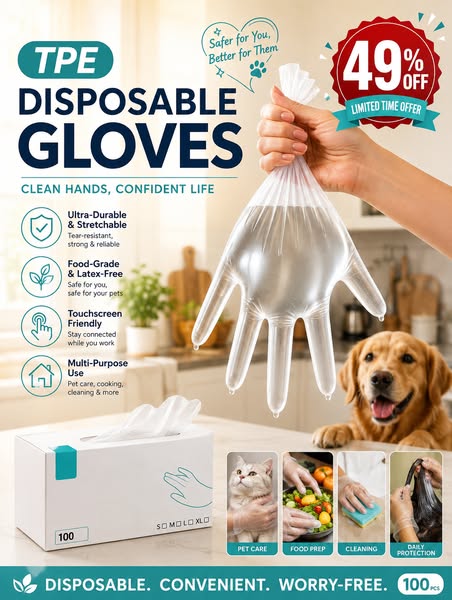 Disposable TPE Gloves